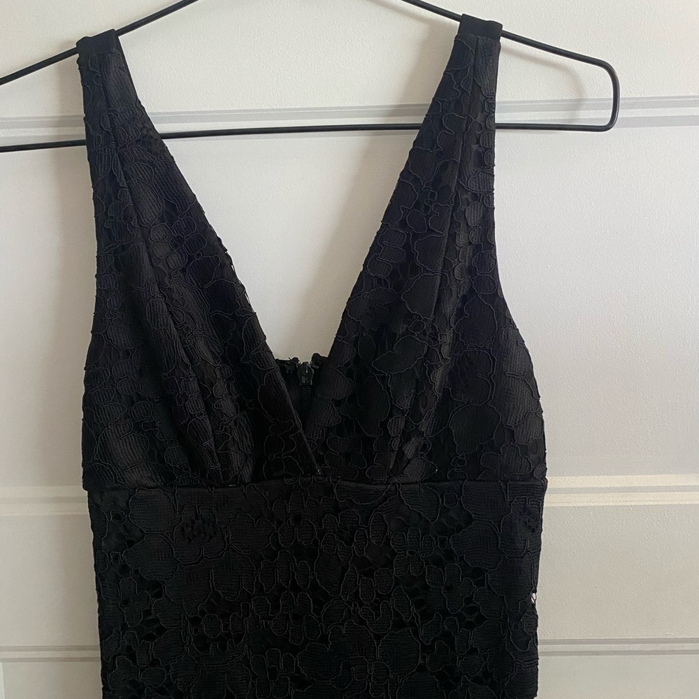 Black mini dress